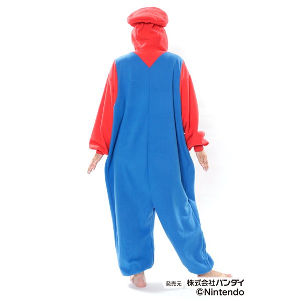 画像3: 大人用　キャラスーツ　マリオ(スーパーマリオ) (3)