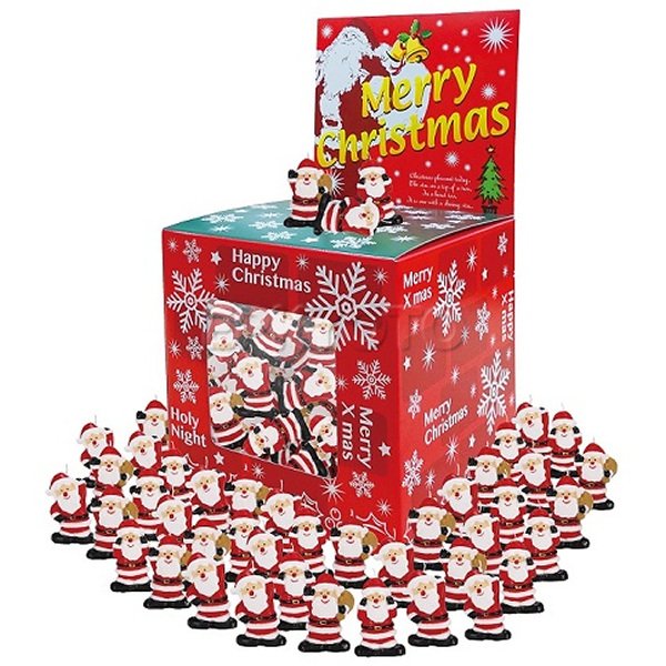 画像1: つかみ取り大会セット　クリスマスキャンドル　約50人用　※季節商品の為、10月以降の販売になります。 (1)