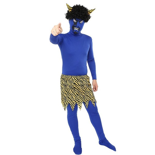 画像6: 営業日午前注文即日発送|後払いOK|大人用 節分 リアル鬼のコスチューム (6)