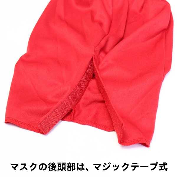 画像6: 大人用　マスク　鬼　角付アフロかつらセット (6)