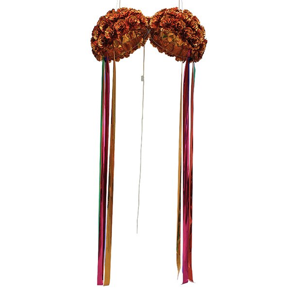 画像3: くす玉 金 直径60cmサイズ (3)