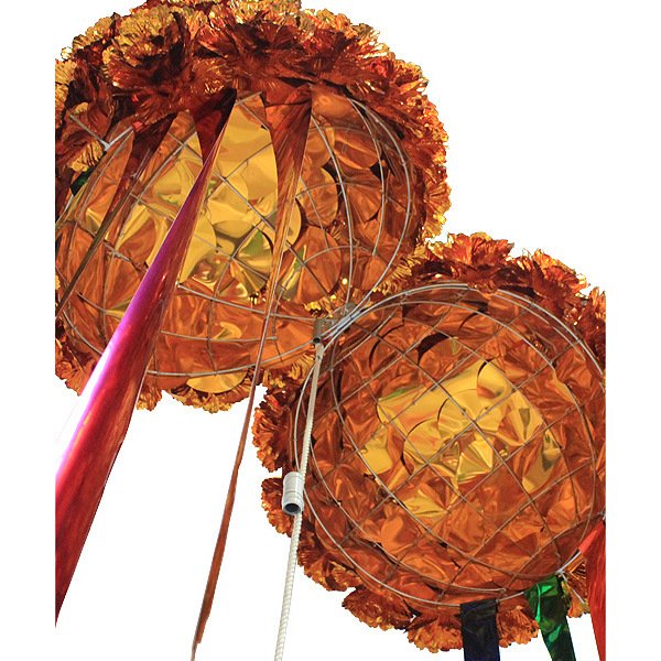 画像4: くす玉 金 直径90cmサイズ (4)