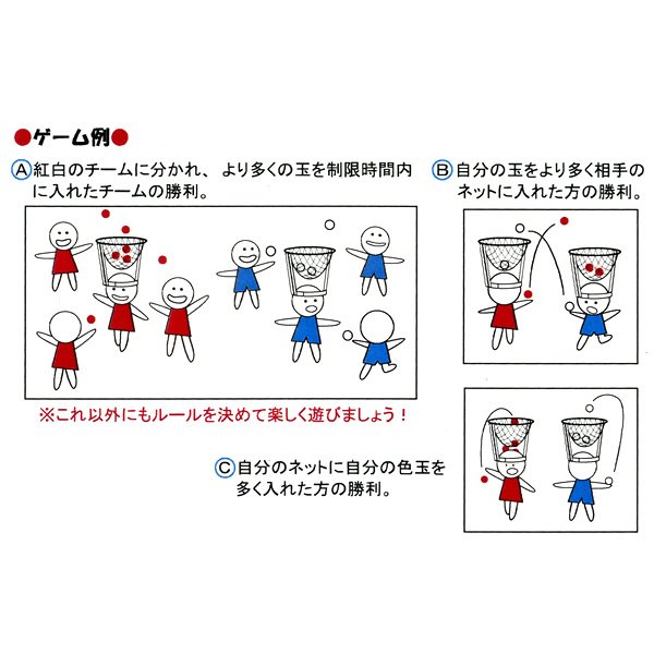 画像4: パーティーゲーム　紅白玉入れ (4)