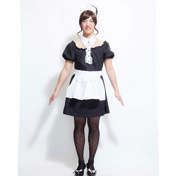 画像3: 大人用　女装コスチューム　メイド (3)