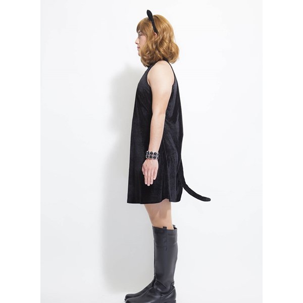 画像4: 大人用　女装コスチューム　黒猫 (4)