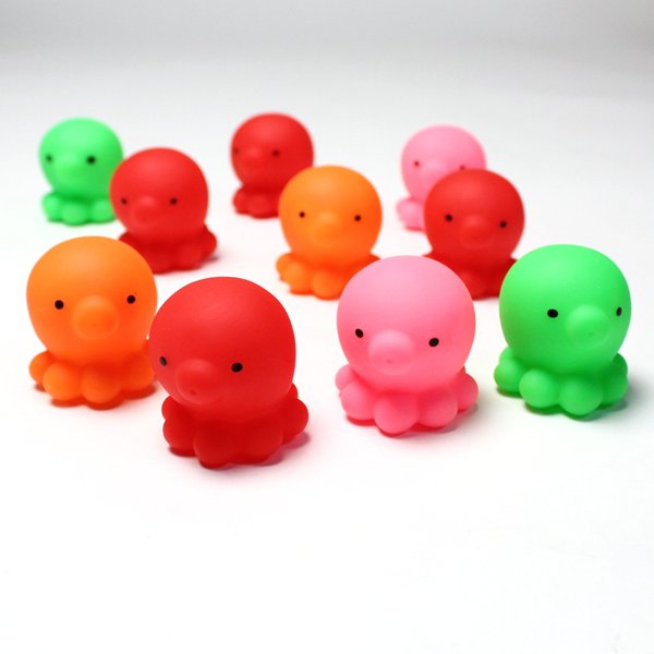 画像2: すくい用おもちゃ　ふわふわタコ　50ヶセット (2)