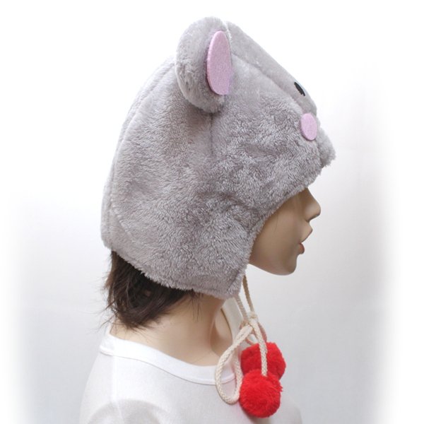 画像4: 営業日午前注文即日発送｜大人用　かぶりもの　ねずみ (4)