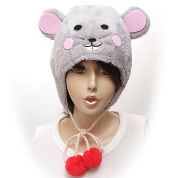 画像2: 営業日午前注文即日発送｜大人用　かぶりもの　ねずみ (2)