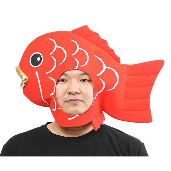 画像6: 大人用　かぶりもの　鯛 (6)