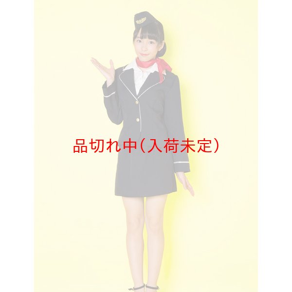 画像2: 大人用　コスプレ　キャビンアテンダント (2)