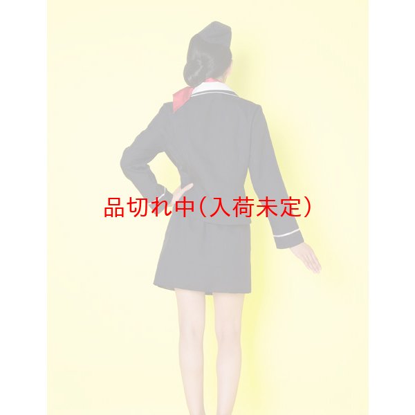 画像4: 大人用　コスプレ　キャビンアテンダント (4)