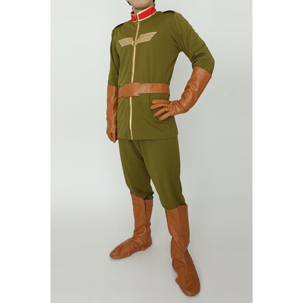 画像4: 大人用　アニメ公式コスチューム　機動戦士ガンダム　ジオン公国軍制服 (4)