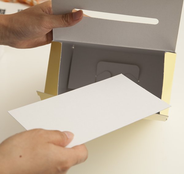 画像6: 応募箱　紙　無地　シール付 (6)