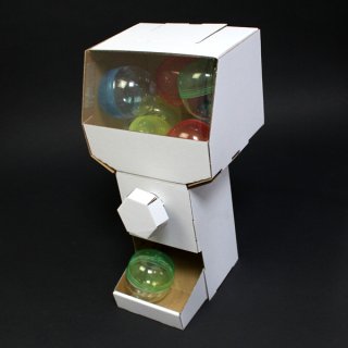 ガチャガチャ ダンボール工作キット｜イベントツール－ガチャガチャ
