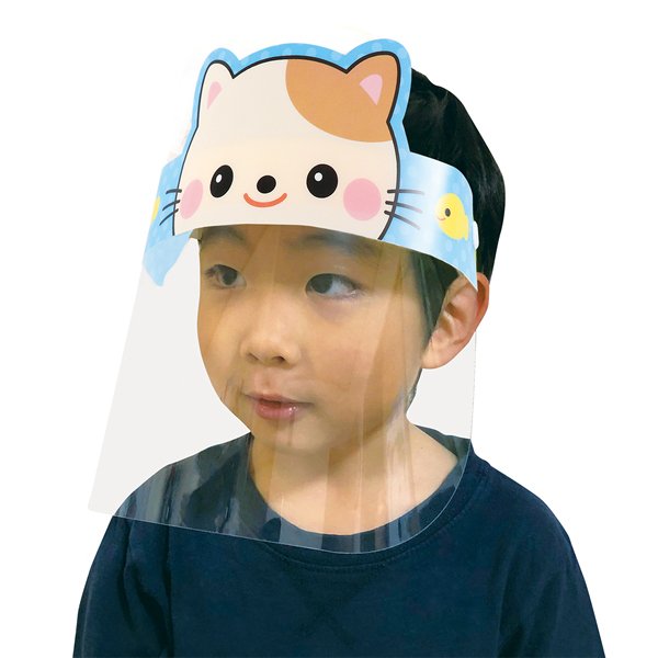 画像2: お子様用透明フェイスマスク (2)