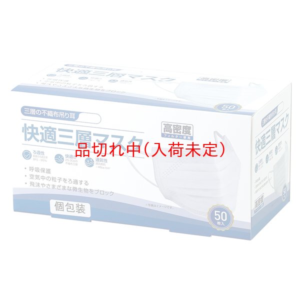 画像3: 個包装不織布マスク　50枚セット (3)