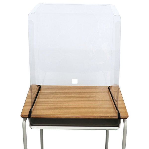 画像3: 学習机飛沫防止バリアパネル (3)