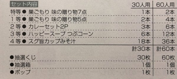 画像2: レトルト・即食抽選会　60人用 (2)