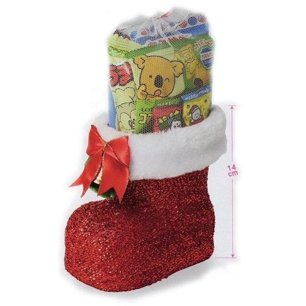 画像1: クリスマス景品　お菓子入り長靴　大　40セット (1)