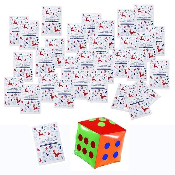 画像2: サイコロ抽選 クリスマス入浴剤 35人用 (2)