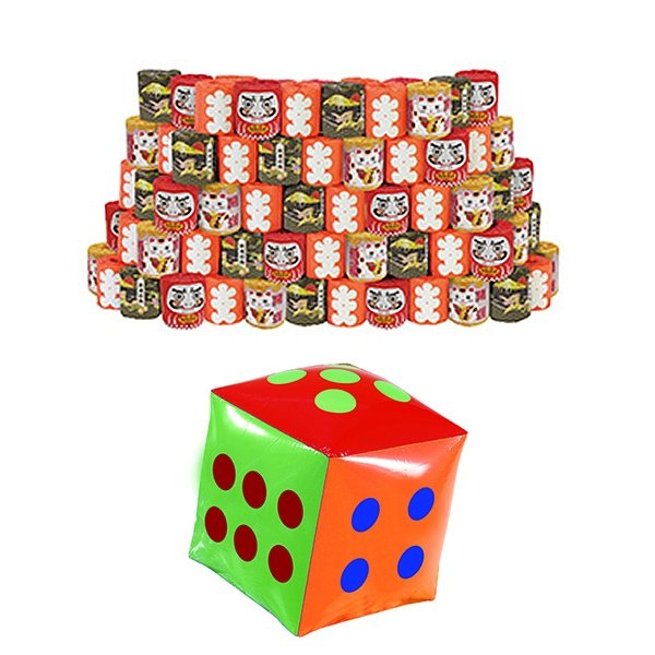 画像2: サイコロ抽選　招福トイレットペーパー　30人用 (2)