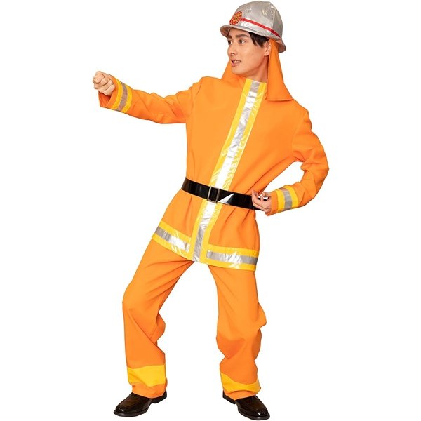 画像5: 大人用 コスチューム 消防士 (5)