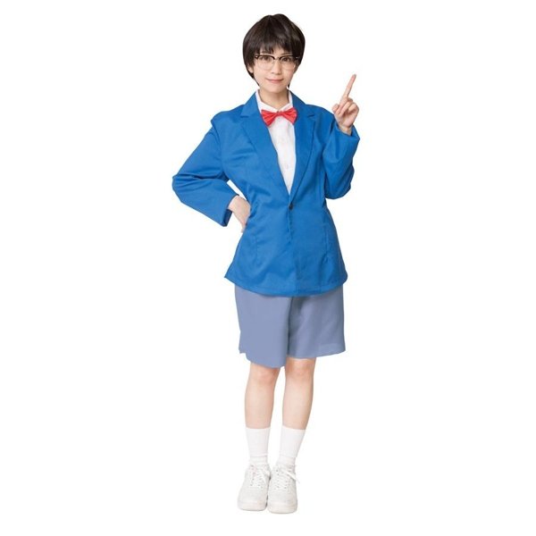 画像3: 大人用 アニメコスチューム 名探偵くん (3)