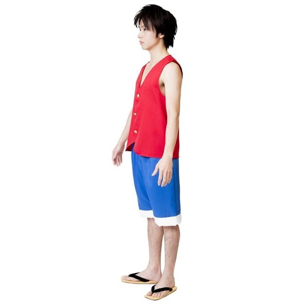 画像4: 大人用 アニメコスチューム 海賊王 (4)