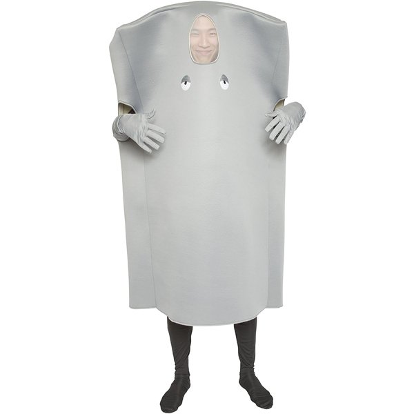 画像3: 大人用 アニメコスチューム ぬりかべ (3)