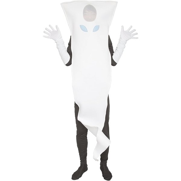 画像2: 大人用 アニメコスチューム 一反木綿 (2)