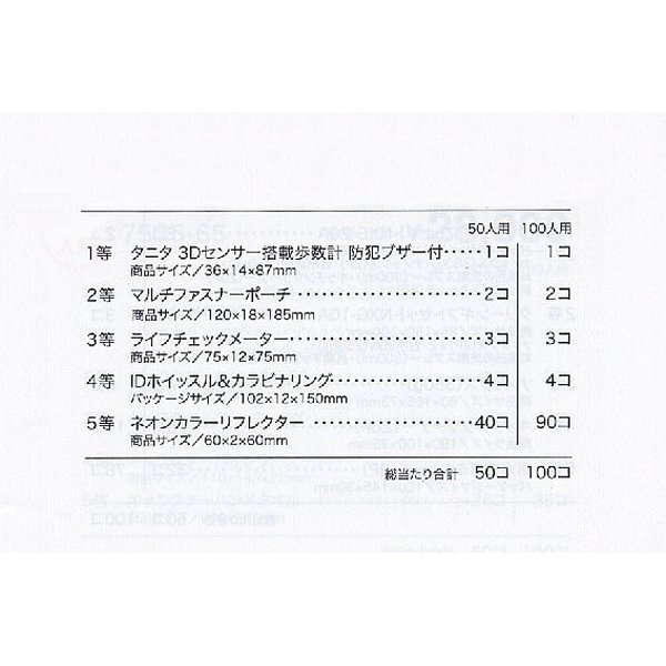 画像2: 健康グッズ抽選会　50人用 (2)