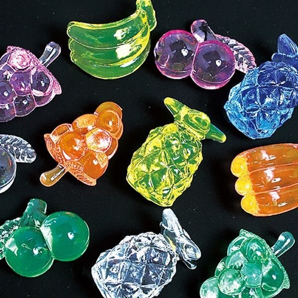 画像3: すくい取り大会セット おもちゃの宝石 きらきらフルーツ (3)