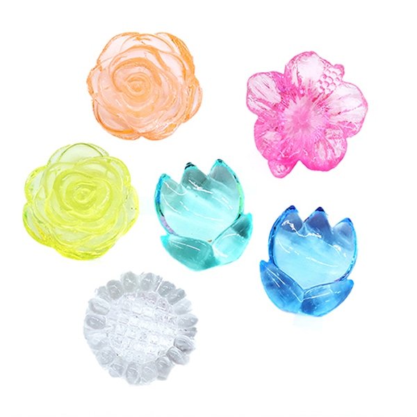 画像2: すくい大会 おもちゃの宝石 きらきらフラワー (2)