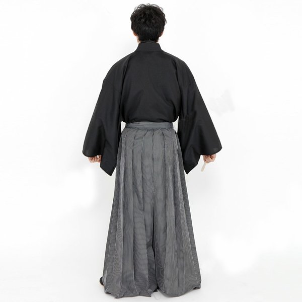 画像3: 大人用 コスチューム 紋付袴 (3)