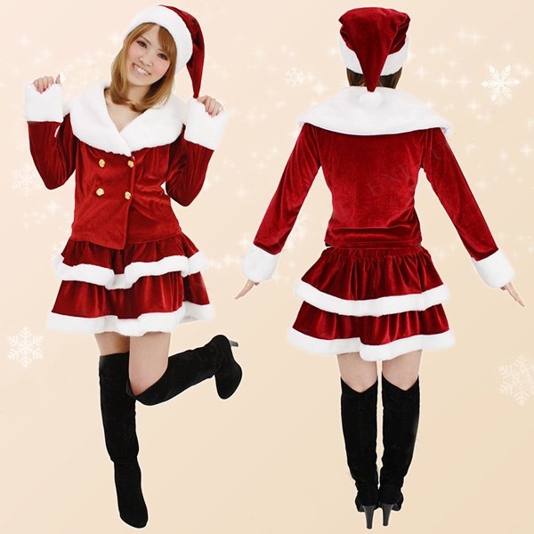 画像3: 大人用 サンタコスチューム ドリーミングサンタ (3)