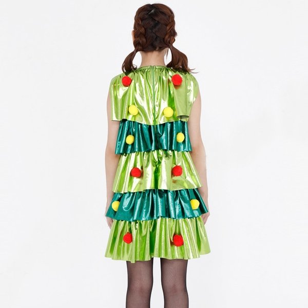 画像3: 大人用 クリスマスツリーワンピース (3)