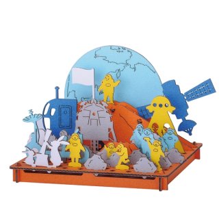 ダンボール工作　宮島　まとめ買い25セット SALE送料無料hacomo 宮島 厳島神社 玩具 おもちゃ