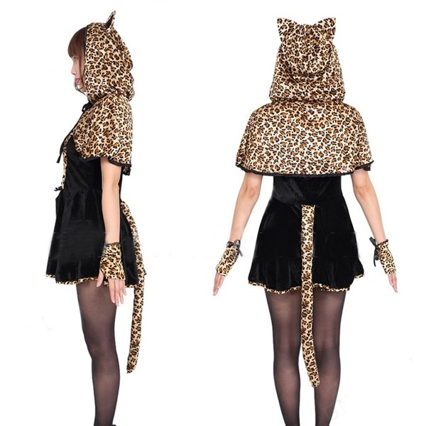 画像2: 大人用 コスプレ レオパード (2)