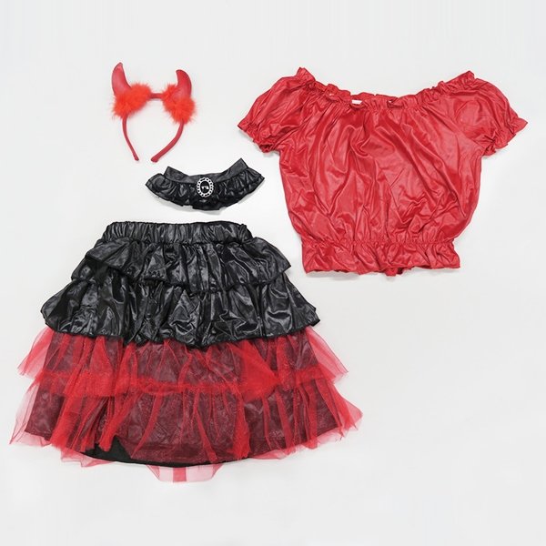 画像4: 大人用 コスプレ レッドデビル (4)