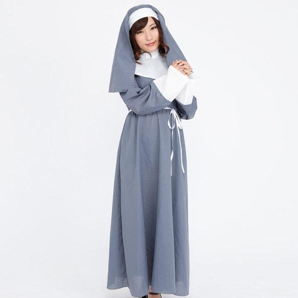画像1: 大人用　コスプレ　シスターグレー (1)