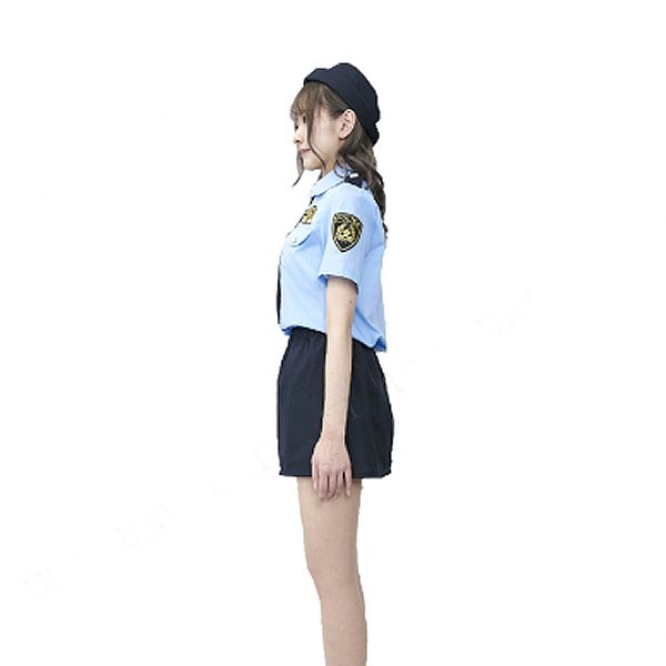 画像2: 大人用 コスプレ 女性警官 (2)