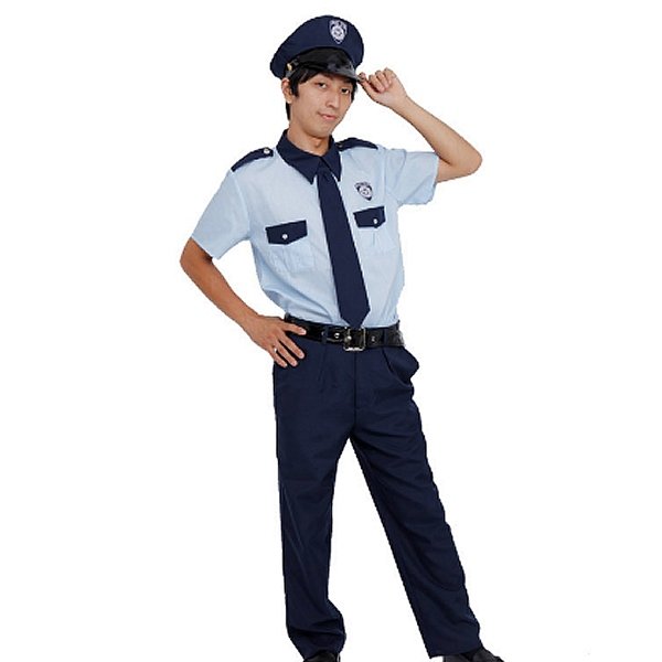 画像1: 大人用　コスチューム　警察官 (1)