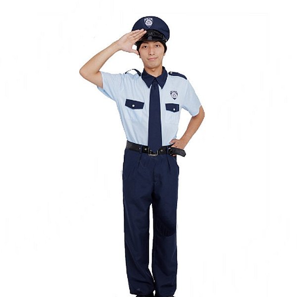 画像2: 大人用 コスチューム 警察官 (2)
