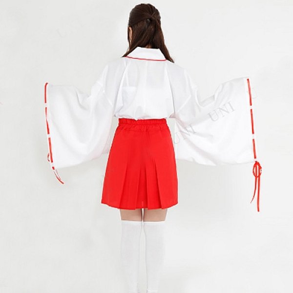 画像3: 大人用 コスプレ 巫女 (3)