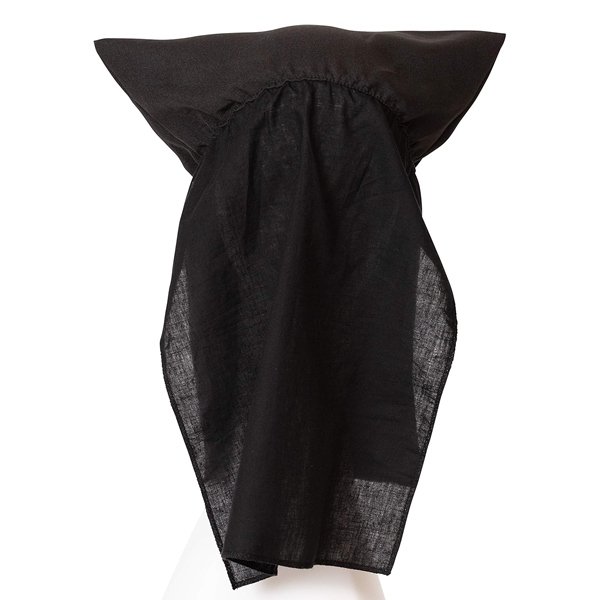 画像2: 大人用　かぶりもの　黒子 (2)