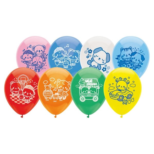 画像3: 天然ゴム風船 まんが柄 100ヶセット (3)