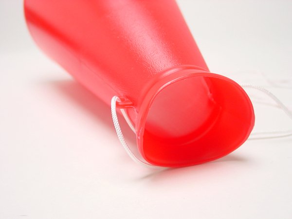 画像4: 営業日午前注文即日発送|後払いOK|メガホン プラ製 23cm (4)