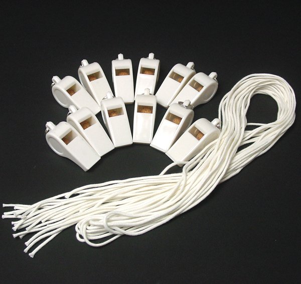 画像2: 営業日午前注文即日発送|後払いOK|笛 12ヶセット プラスチック (2)