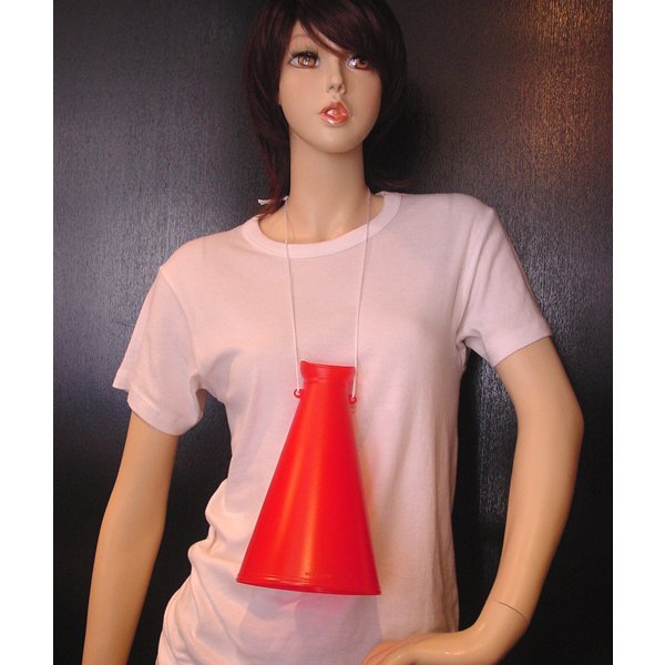 画像6: 営業日午前注文即日発送|後払いOK|メガホン プラ製 23cm (6)