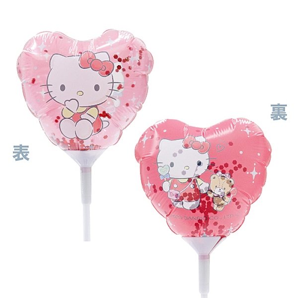 画像1: スティック風船　キティ柄　10本セット (1)